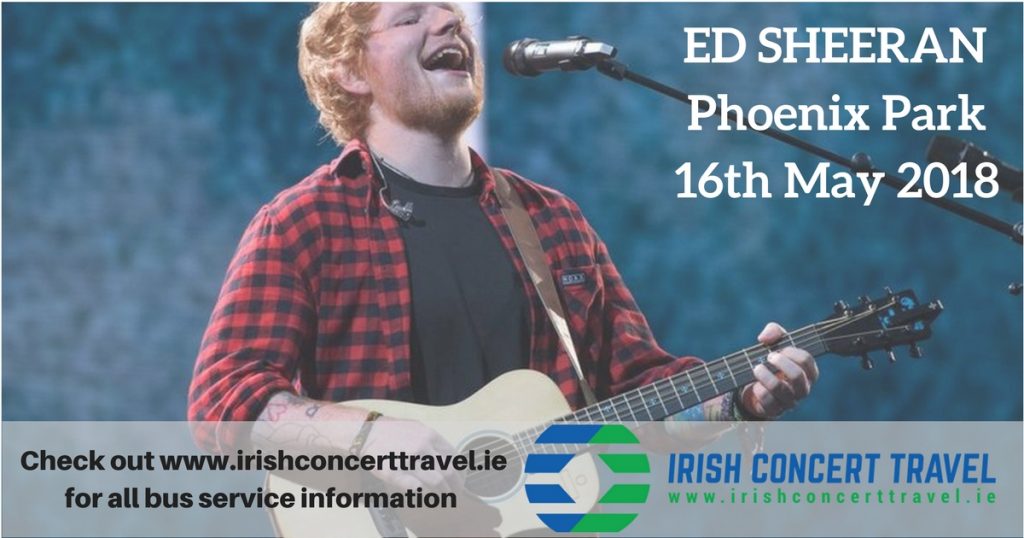 Bus to Ed Sheeran in Phoenix Park 16th May 2018