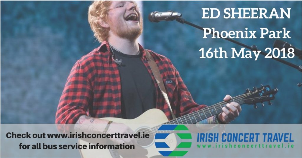 Bus to Ed Sheeran in Phoenix Park 16th May 2018