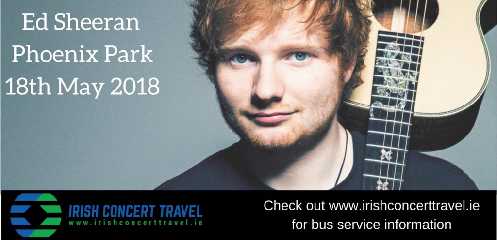 Bus to Ed Sheeran Phoenix Park Dublin