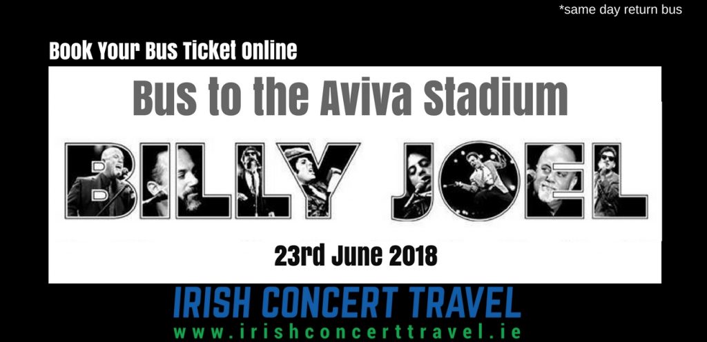 Bus to Billy Joel in the Aviva Stadium