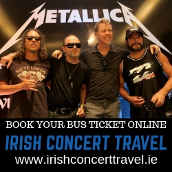 Bus to Metallica in Slane 2019