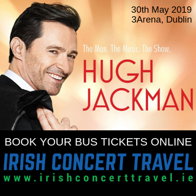 Bus to Hugh Jackman in the 3Arena