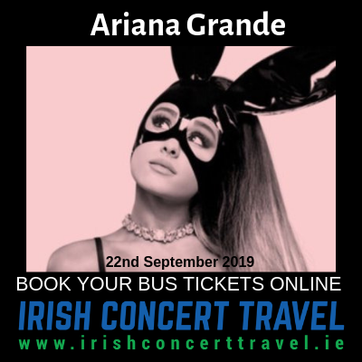 Bus to Ariana Grande in the 3Arena 22nd September 2019