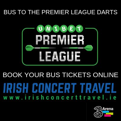Bus to the Unibet Premier League Darts in the 3Arena