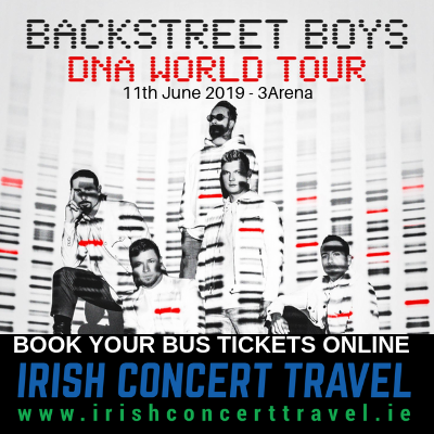 Bus to Backstreet Boys 3Arena 11th June 2019