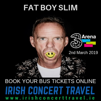 Bus to Fat Boy Slim at the 3Arena Dublin 2nd March 2019