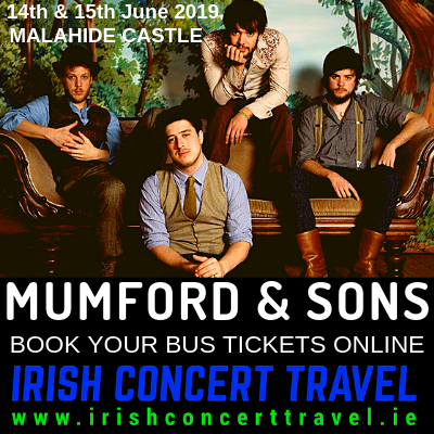 Bus to Mumford & Sons Malahide Castle 15th June 2019