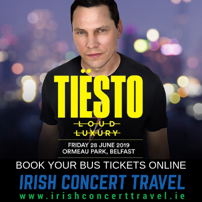 Bus to Tiesto at Belsonic 28th June 2019