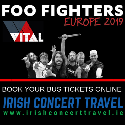 Bus to Foo Fighters at Belfast Vital