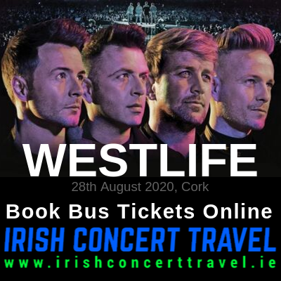 Bus to Westlife in Cork 28th August 2020