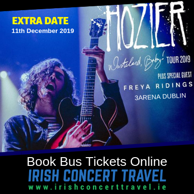 Bus to Hozier in the 3Arena 11th December 2019