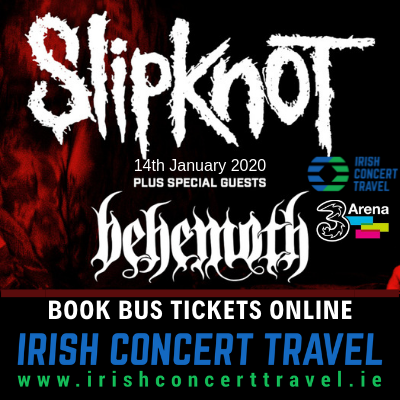 Bus to Slipknot in the 3Arena 14th January 2020