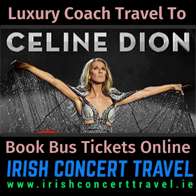 Buses to Celine Dion in the 3Arena on the 14th September 2020