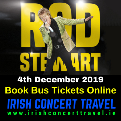 Buses to Rod Stewart on the 4th December 2019 in the 3Arena