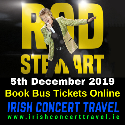 Buses to Rod Stewart on the 5th December 2019 in the 3Arena