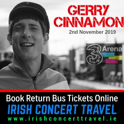 Buses to Gerry Cinnamon 2nd November 3Arena