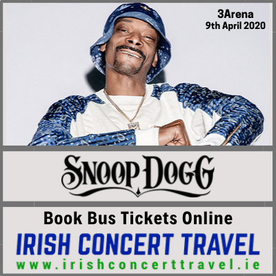 Buses to Snoop Dogg 9th April 3Arena Dublin