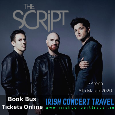 Buses to The Script in the 3Arena on the 5th March 2020