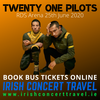 Buses to The Twenty One Pilots in the RDS Arena on the 25th June 2020