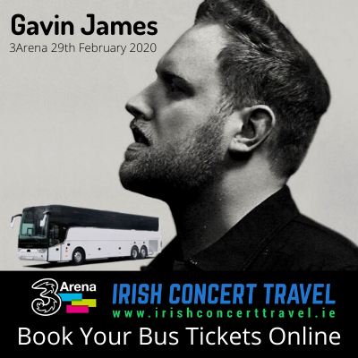 Buses to Gavin James 29th February 2020 in the 3Arena