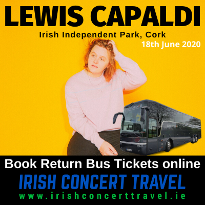 Buses to Lewis Capaldi in the Irish Independent Park Cork on the 18th June 2020