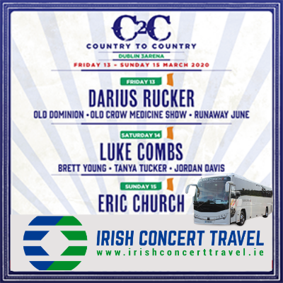 Bus to Country to Country in the 3arena 14th March 2020
