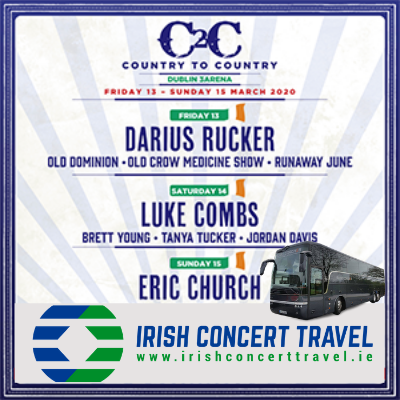 Bus to Country to Country in the 3arena 15th March 2020