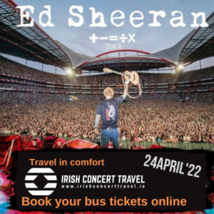 Bus to Ed Sheeran 24th April 2022