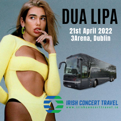 Bus to Dua Lipa 3arena 21st April 2022