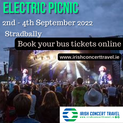 Bus to Electric Picnic Stradbally 2nd - 4th September 2022