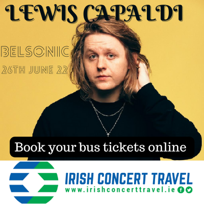 Bus to Lewis Capaldi Belsonic 26th June 2022