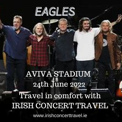 Bus to The Eagles Aviva Stadium 24th June 2022