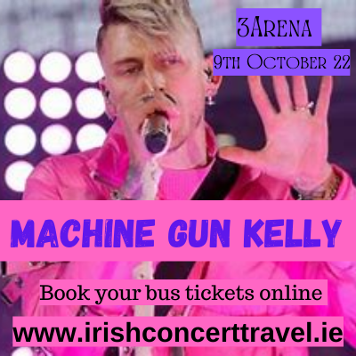 Bus to Machine Gun Kelly 3Arena 9th October 2022