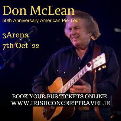 Bus to Don McLean 3Arena 7th October 2022