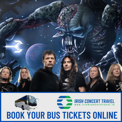 Bus to Iron Maiden 3Arena 24th June 2023