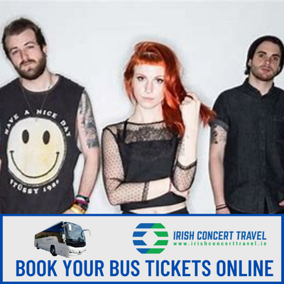 Bus to Paramore 3Arena 13th April 2023