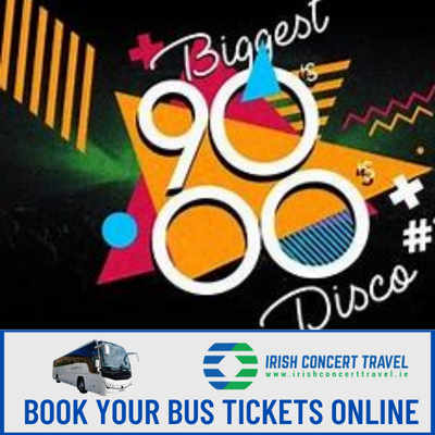 Bus to biggest 90's - 00's Disco 3Arena 21st October 2023