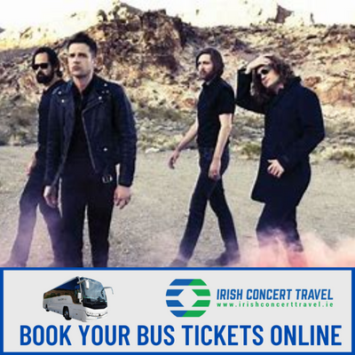 Bus to The Killers Boucher Playing Fields Belfast 1st September 2023