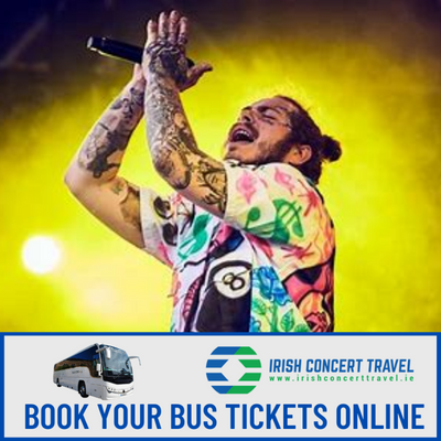 Bus to Post Malone 3Arena 9th & 10th May 2023