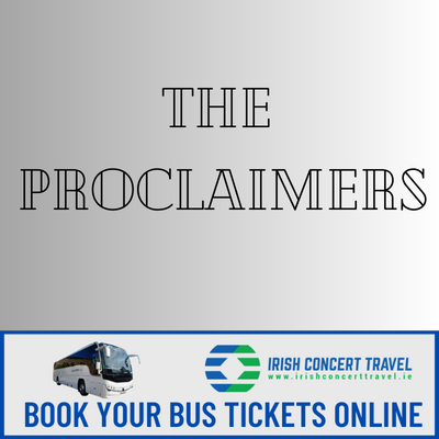 Bus to The Proclaimers Custom House Square Belfast 16th August 2023