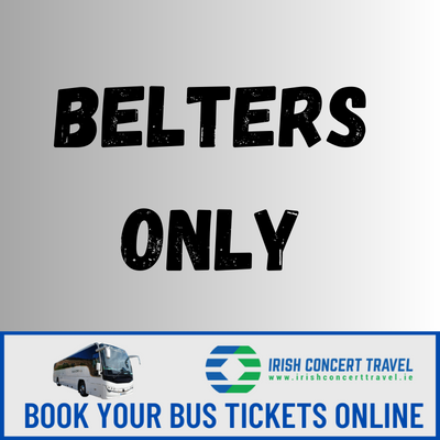 Bus to Belters Only Custom House Square Belfast 17th August 2023