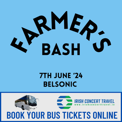 Bus to Farmer's Bash Belsonic 7th June 2024