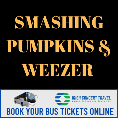 Bus to Smashing Pumpkins & Weezer 3Arena 10th June 2024