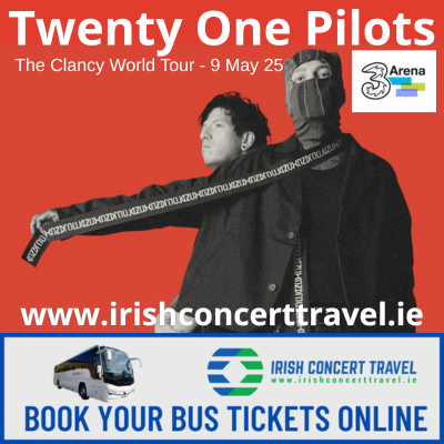 Bus to Twenty One Pilots in the 3Arena the 9th May 2025