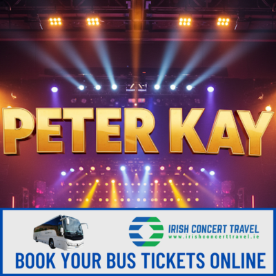 Bus to Peter Kay in the 3Arena the 10th, 11th & 12th July 2025